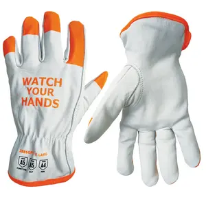 ANSI A5 Cut and Puntcure resistant Premium Grade Grain Cowhide Driver - 2885OFT