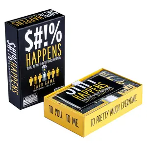 Endless Game Shit Happens Conversation Card Game, 2 Players or More, Suitable for Ages 18+, Includes 200 Cards, Humorous Party Game