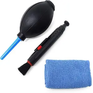 3-in-1 Camera and Telescope Cleaning Kit - Professional Tools for DSLR Lenses, Outdoor Camping Travel Maintenance