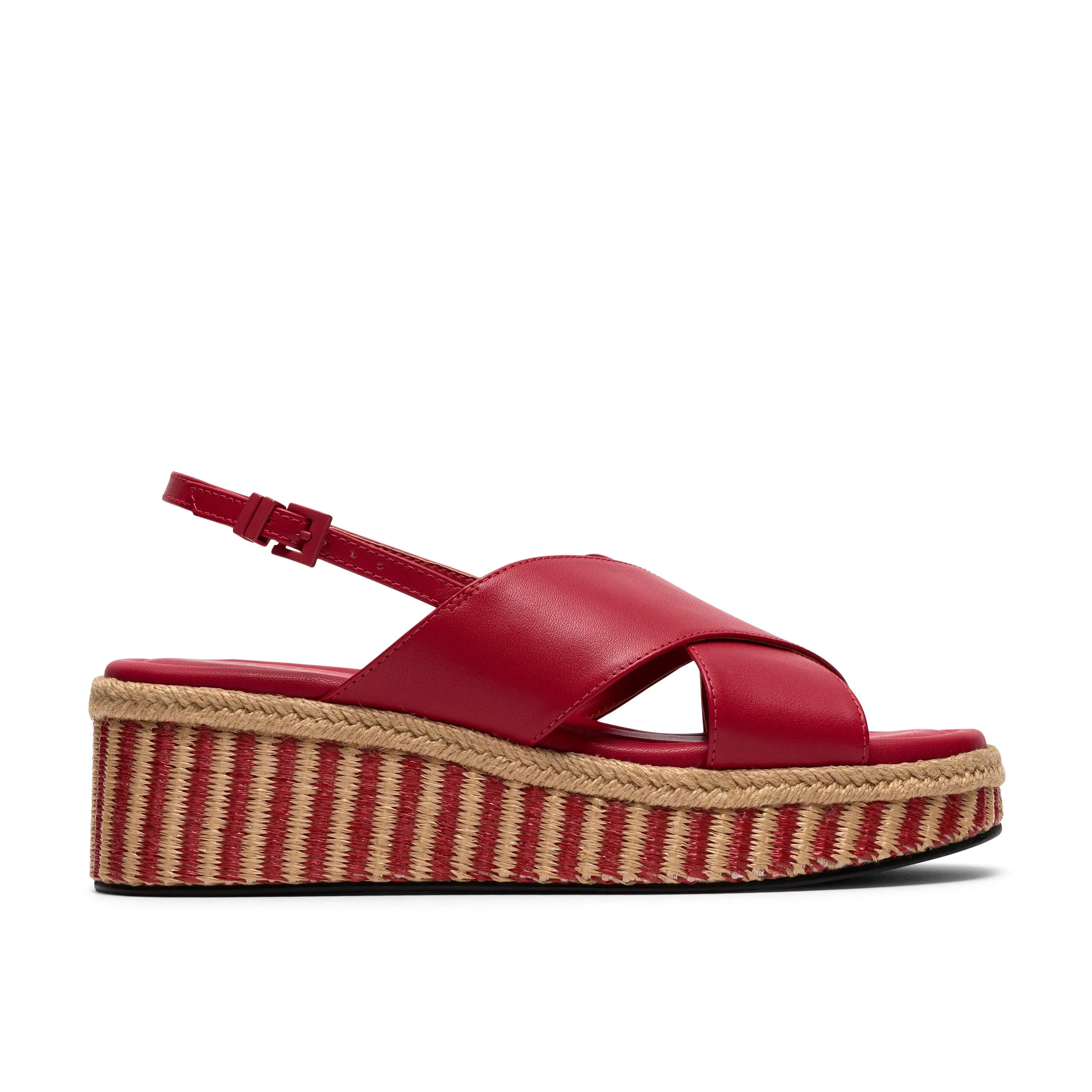 Clarks Womens Tessiah Cross2 Wedge Sandals