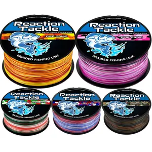 CAMO Braided Fishing Line: 300-3000 Yards, Durable Pro Grade Performance For Saltwater and Freshwater - Reaction Tackle