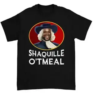 Shaquille Oatmeal Graphic Tee Featuring Funny Shaquille O'tmeal Meme Design