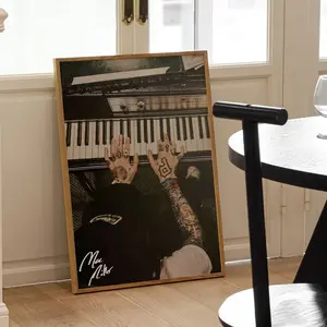 1pc Frameless Miller Poster Print, Music Wall Art, Home Decor, Room Decoration, Modern Art Design, Perfect Gift Idea