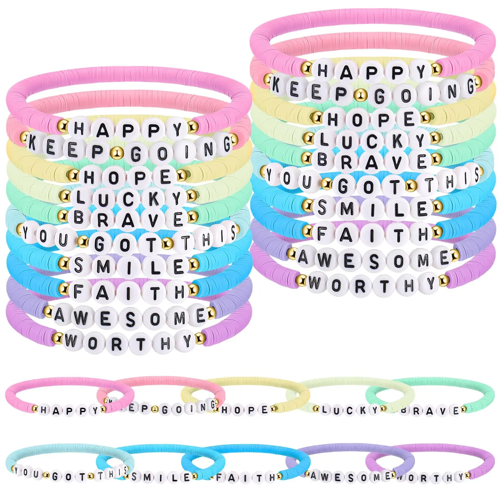 30pcs pastel  motivational quotes