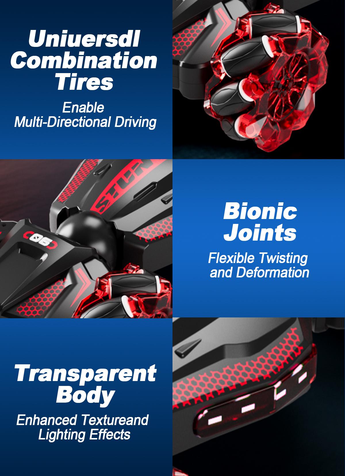 Mini Remote Control Stunt Twist Car, Rc Stunt Car, Battery Powered Remote Control Crawler, for Boys and Girls