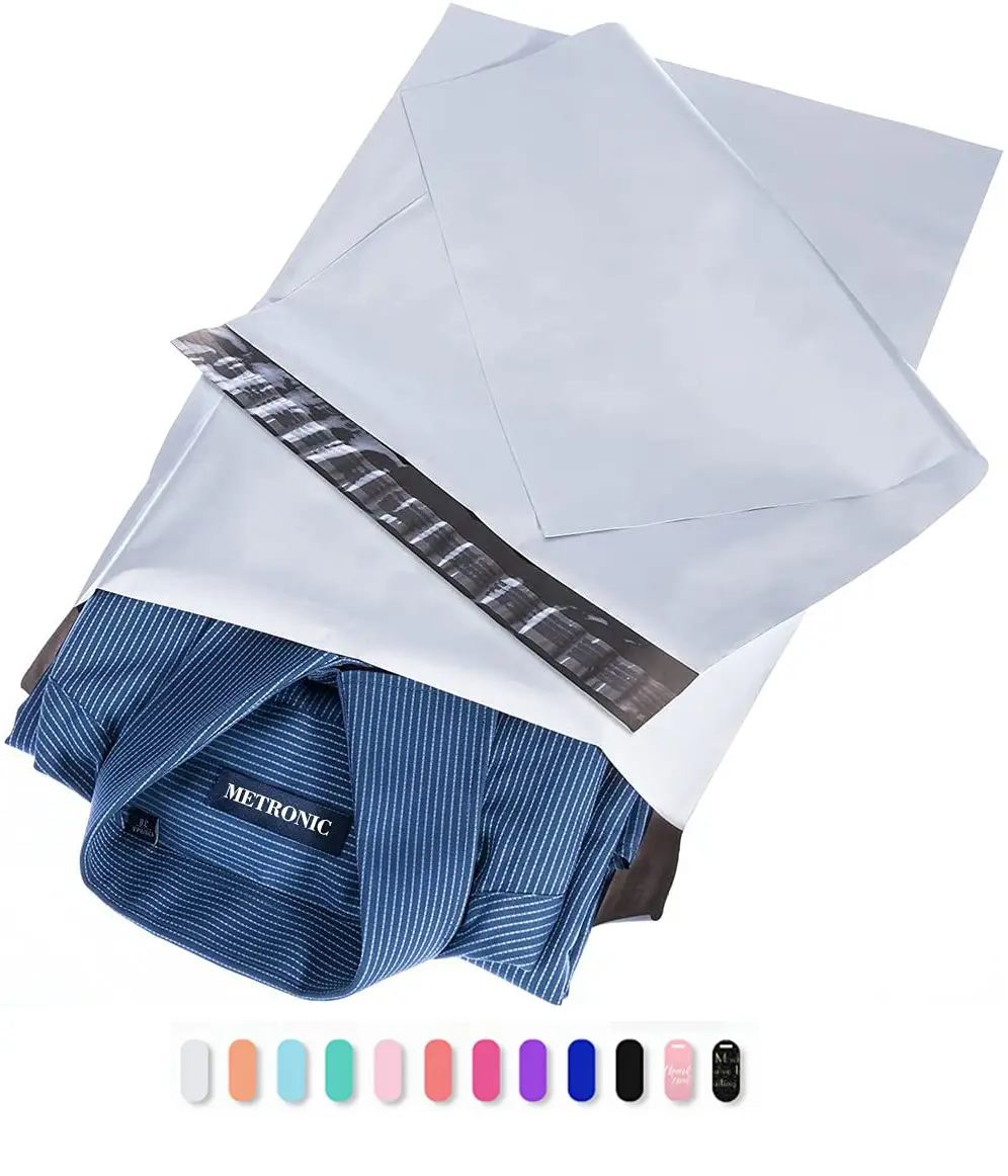 Jiaropack Plastic Shipping Envelopes - 14.5x19 in Waterproof Self-Sealing Shipping Supplies, Postal Mailing Bags for Office Stationery Needs