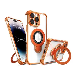 Electroplated Luxury Anti-Drop iPhone 17PROMAX Case Magnetic Aluminum iPhone Case