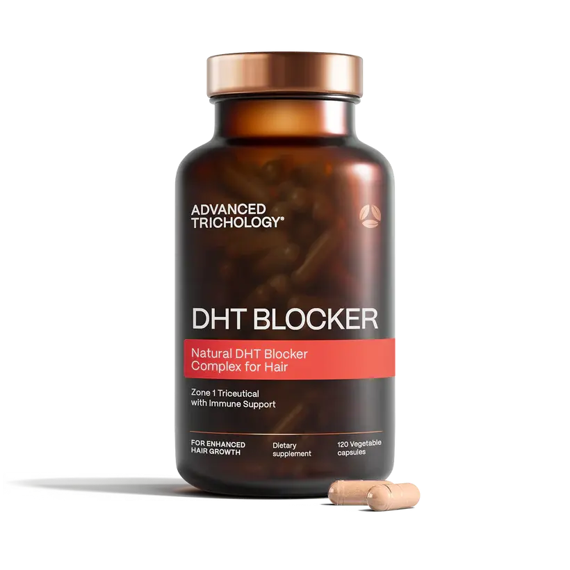 DHT Blocker - Hair Growth Supplement for Genetic Thinning for Men and Women | Approved by American Hair Loss Association | Guaranteed, Backed by 20 Years of Experience in Hair Loss Treatment Clinics