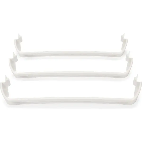 HECASA Refrigerator Door Shelf Rack Bar Rail Replacement Kit (1x240534701, 2x240534901) for Frigidaire, Kenmore, Gibson, Galaxy, Kelvinator Household Appliances, Compatible with AP3214631, PS734936, 948952, AP3214630, PS734935 for Home Users