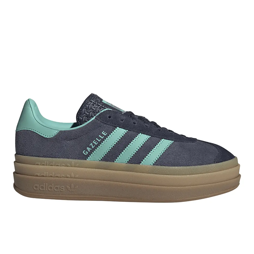 adidas Womens Gazelle Bold Sneakers Shoes Casual - Blue