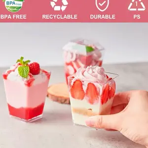 Set 25 cups para postres  5 oz