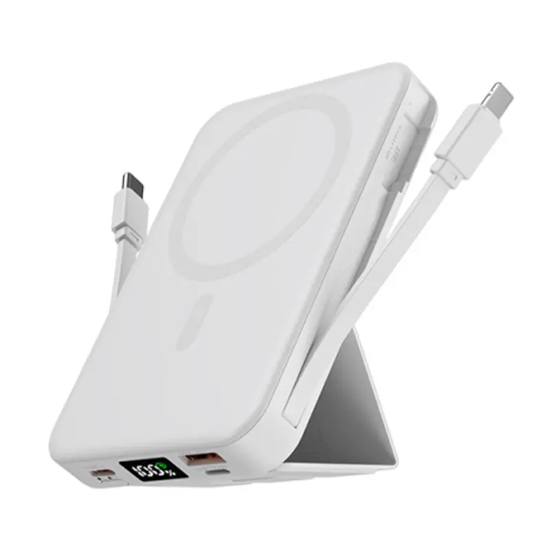 MagSafe Magnetic Portable Charger 10000mAh - 22.5W PD Quick Charging Power Bank with LED Display, Smart Mobile Accessory for iPhone Series Travel Use, Magnetic Battery Pack