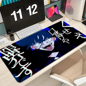 A_ado Mouse Pad Design Anime Mousepad XXL 1000×500mm 900×400mm 800×400mm 600x300mm Large Gaming Mouse Pad - Extended, Thick, Non-Slip Rubber Base Desk Mat with Precision Stitched Edges - Washable Large Desk Pad