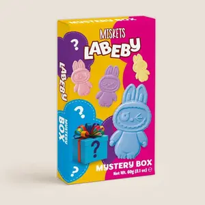 Carian’s Cartoon Mystery Box Colorful Chocolate Bar, Surprise Flavor Treats for Kids and Families, Fun Party Favors and Holiday Gift Box, 2.12oz Per Bar, 12 Count Case Pack