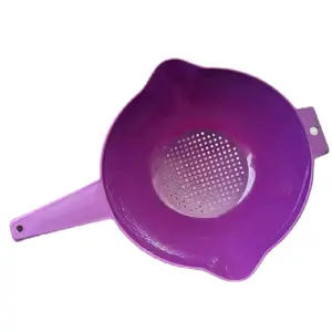 Purple color Colander  with Durable Construction and Easy-to-Use Design for Versatile Kitchen Use - Utensils, Sturdy