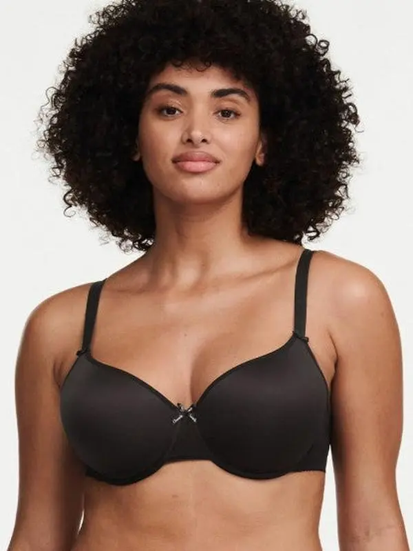 Women's Seamless Wired Memory Foam T-Shirt Bra - Padded, Moderate-Coverage Cups, Invisible Look/Underwire, Body Shaping Support, Adjustable Straps, Hook and Eye, Polyamide-Elastane-Polyester Blend, Hand Wash, Multi-Size, Casual Everyday Comfort, 34C