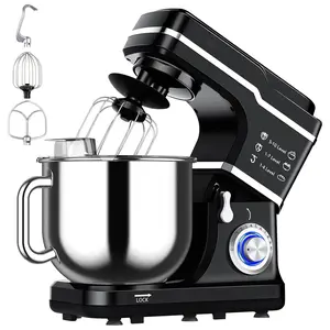 Stand Mixer, 7.5QT Kitchen Electric Food Mixer 10-Speed Tilt-Head Dough Mixer for Baking&Cake, with Stainless Steel Bowl, Whisk, Dough Hook, Beater, Splash Guard (660W)