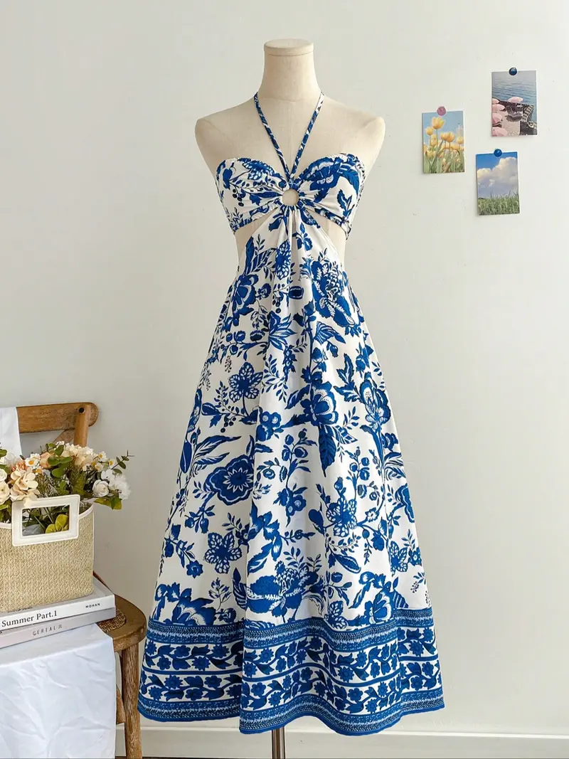 boho halter dress - TikTok Shop