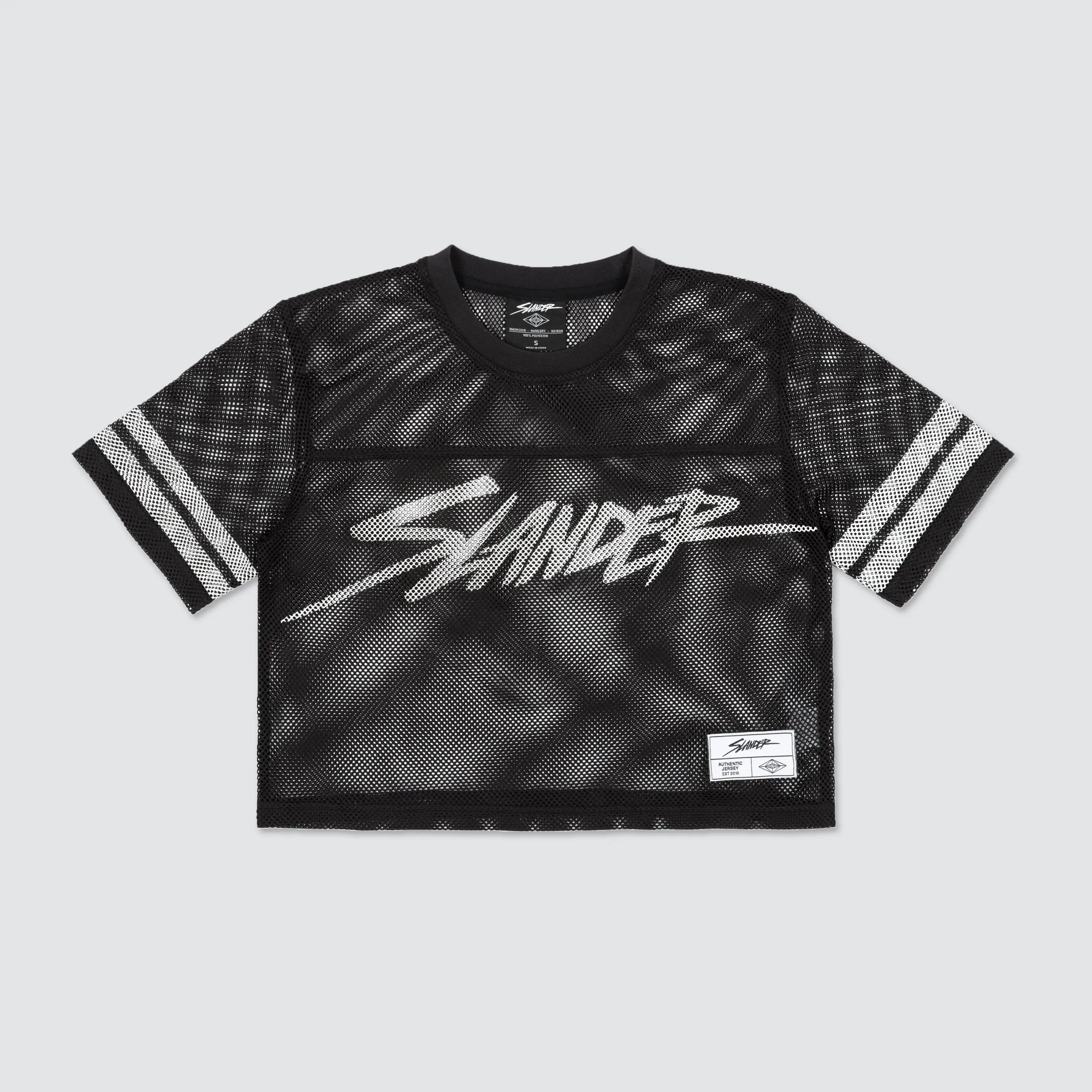 SLANDER CROP MESH JERSEY