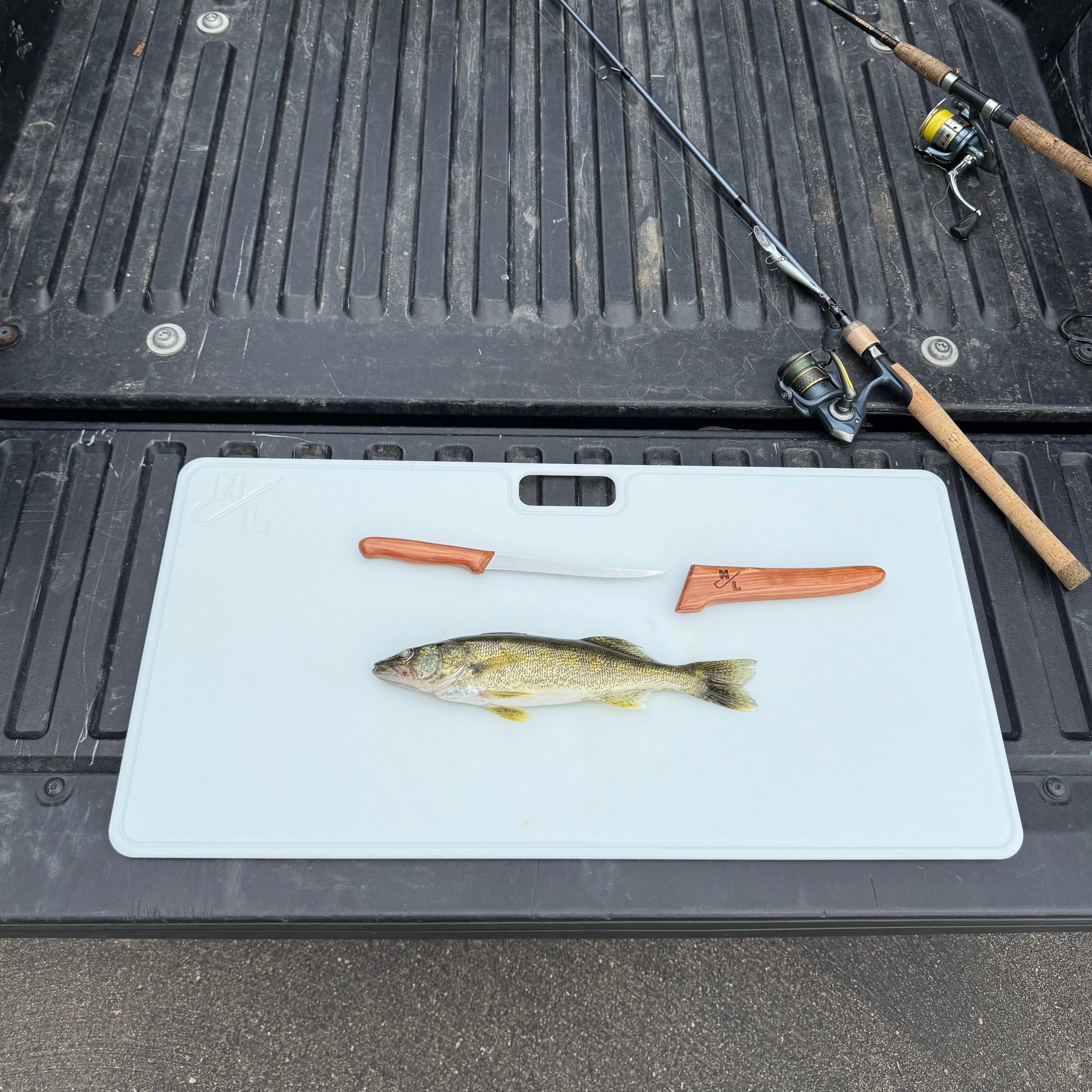 North Lake 16”x32” Cutting Board - Easy to Clean, No Absorbency, American Made, FDA Approved for Food Use - Chopping, Kitchen Knives Outdoors