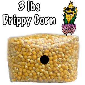 Sterilized Drippy Corn | 3 lbs | Solo Grain Bag