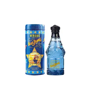 Versace Blue Jeans Eau de Toilette Spray for Men Perfumes perfume Fresh Woody Elegant Fragrance & Scent