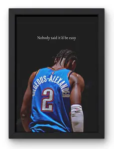 Alexander Poster SGA NBA Basketball Room Wall Décor Poster UnPoster Print Unframe