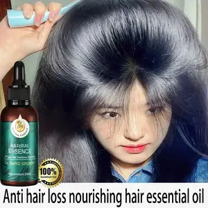 Fast Hair Growth And Hair Care Essential Oil Natural Ginger Hair Regrowth Products Serum Hair Care Hair Loss Series 1/3/5/10 Pcs