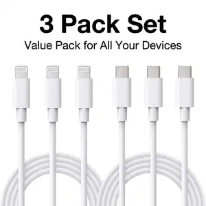 summerwins 20W MFi-Certified Type-C to Lightning Smart Charger Cable, Durable Mobile Tech Gadgets Phone Accessories, USB Charger Cables for iPhone 14/13/12/11 Pro Max, X, XR, Plus Smartphones & Tablets