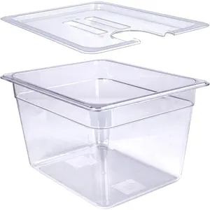 12 QT Sous Vide Container with Lid,Sous Vide Cookers Compatible with Anova, Joule, Nano, Wancle, for Chicken, Beef,Parties and Professionals (12 qt without racks)