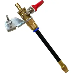3.9" Aluminum & Brass Misting Attachment,Angle Grinder Dust Remover Water Sprayer, Dual-Mode Adjustable Water Feed for Cutting Tile, Concrete, Marble & Stone