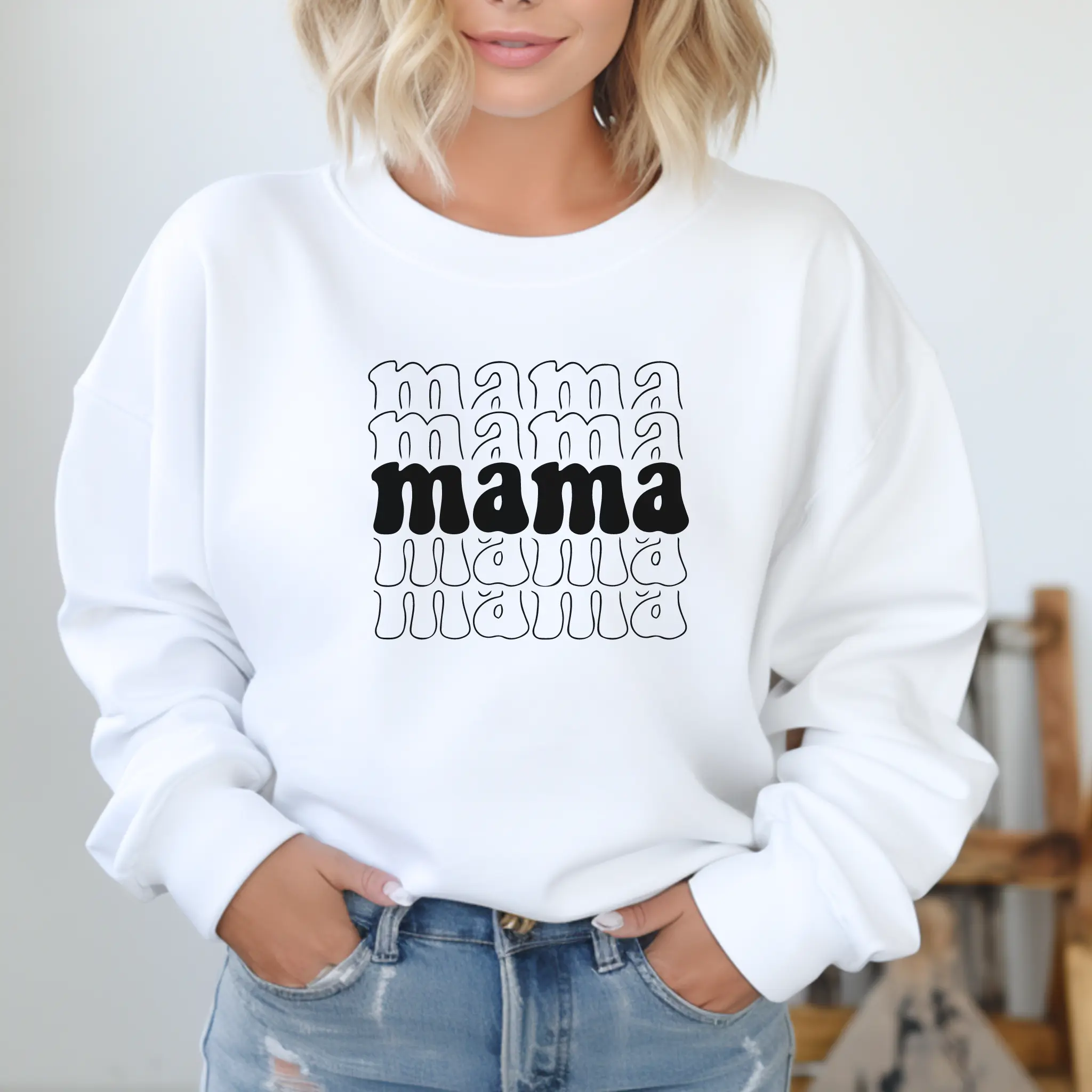 Mama Sweater, Mother's Day Gift Idea, Gift Idea for Mom, Girl Mom, Boy Mom, Toddler Mom, Gift Idea for Wife, Birthday Gift, Comfy Sweater, Stylish Sweater, Trendy Sweater, Trendy Top for Women, Cozy Sweater, Mom Sweater