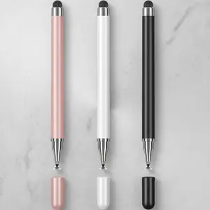 3 PCS Tablets Stylus Pen for All Touchscreen with Precision Disc Tip, 2-in-1 Universal Stylus Compatible with Android iOS Phone Tablet – Perfect for Writing Drawing and Note-Taking