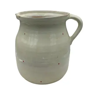 White Terracotta Decorative Pitcher