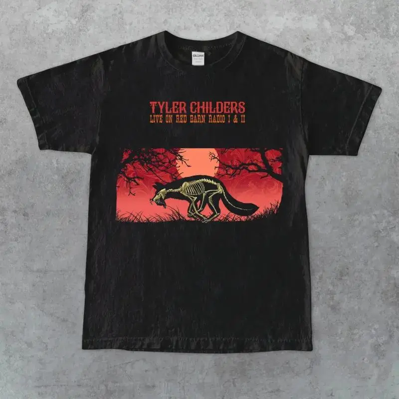 Men's Tyler Childers Short-Sleeve Casual T-Shirt - Retro 90s Classic Graphic Tops, Unisex Music Tour Tee with Loose/Fit Design, Gift for Fans, Shortsleeve