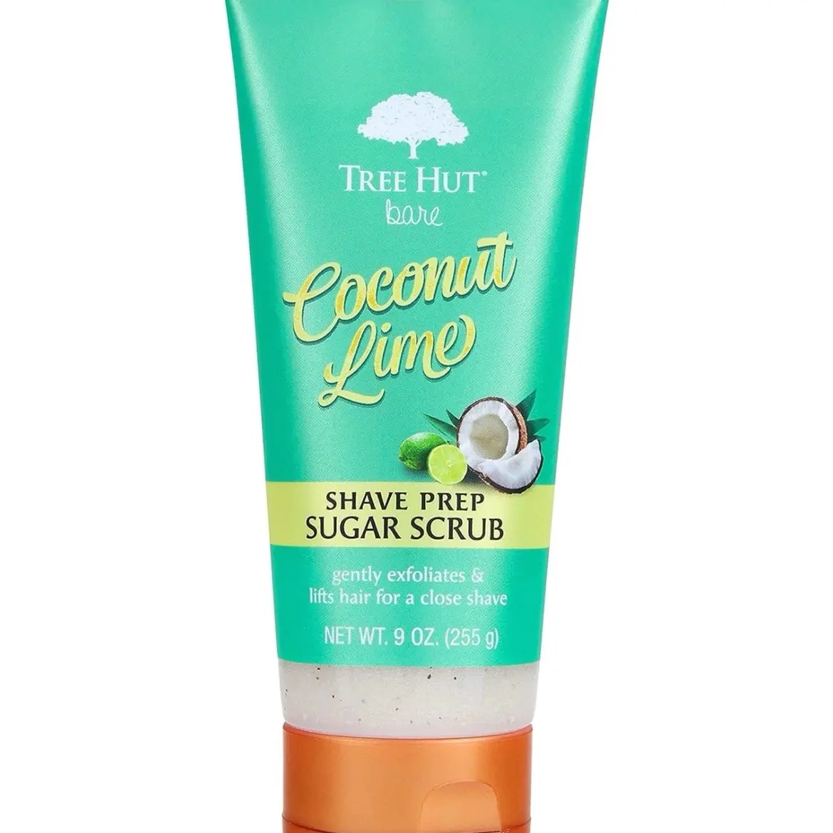 Tree Hut Bare Coconut Lime Exfoliating Shave Prep Scrub 9 oz. Moisturizing Body Care