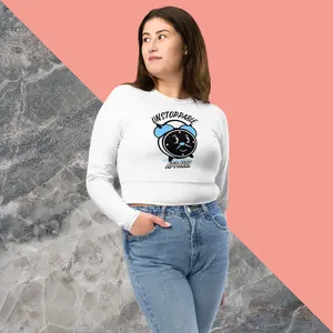 Unstoppable long-sleeve crop top