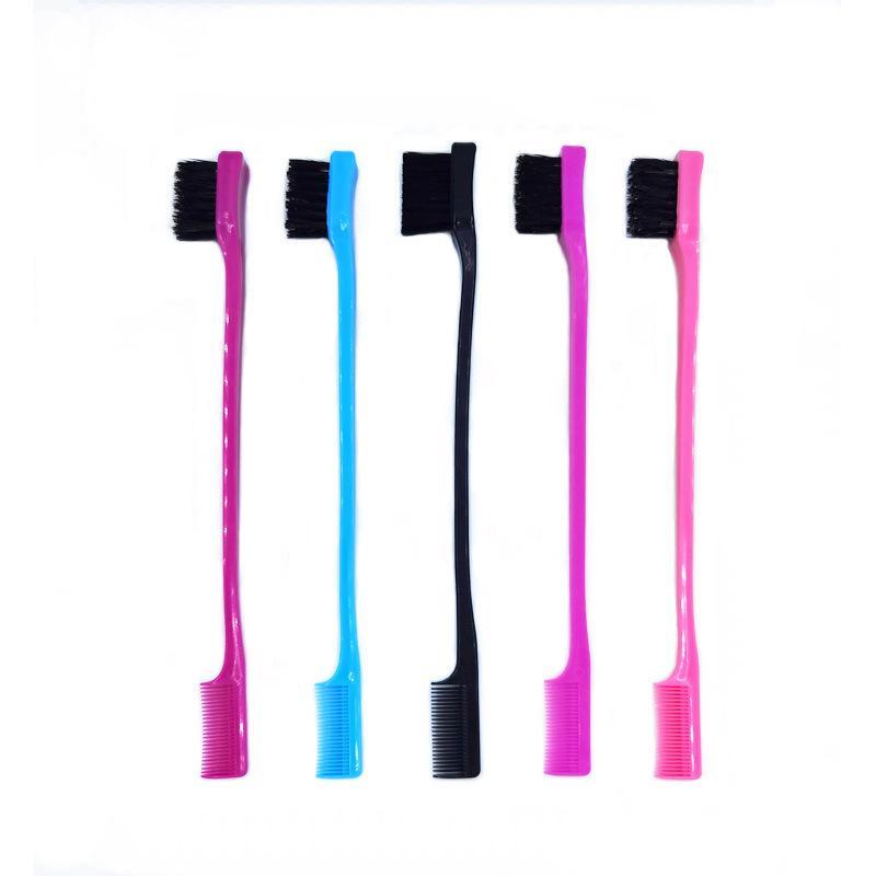 West Kiss Double-Sided Edge Combs for Women, Back Brushing For Hair Styling