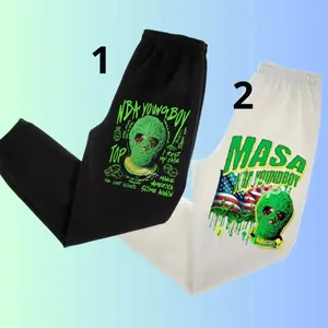 Never BA YB0y Inspired Sweatpants Unisex – Hip Hop Rapper Graphic Jogger Pants, Streetwear Casual Pants for Fans A