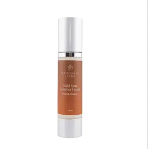 Naturally Linda Wild Yam Comfort Cream - Original Blend 1.7 fl oz Herbal Body Care Cosmetic Lotion with Chaste Berry, Jojoba, Organic Shea, Soothing, Nourishing Skin Repair, Hydrating Lightweight Moisture, Moisturizing