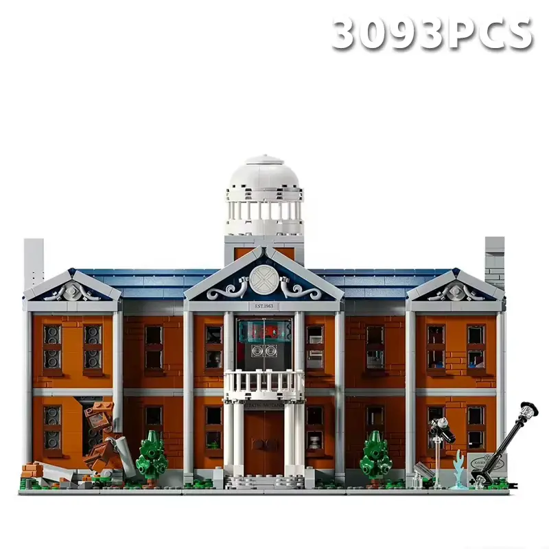 MOC Building Blocks Hero Command Center Set 3093PCS - Mutant Battle Base Construction Kit for Adults & Kids, Cool Desk Display Model, Perfect Birthday & Xmas Gift for Him