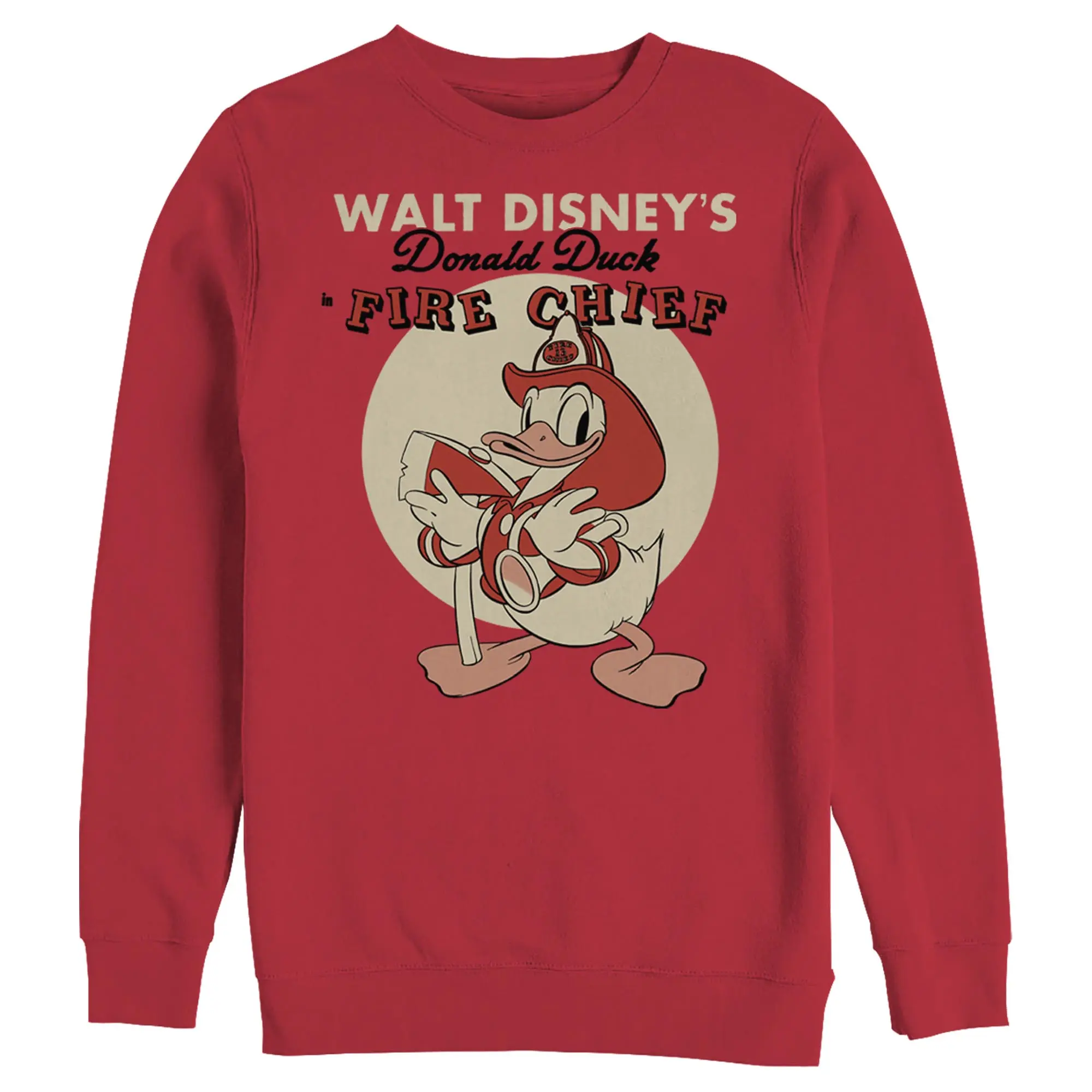 Men's Mickey & Friends Fire Chief Donald Sweatshirt