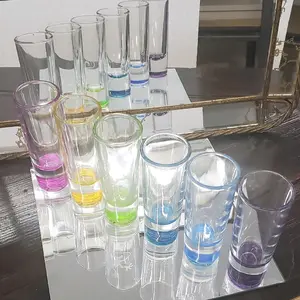 Colored 2oz Glass Shot Glasses