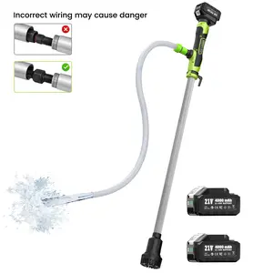 [2025 Enhanced] Cordless Stick Pump,2x4000mAh Batteries, 720GPH High-Pressure Stick Pump, 32FT Lift Height, Suitable for Diesel Transfer/Swimming Pools/Gardens/Ponds/Boats/Motorhomes #dieseltransferpump #kerosenetransfer#waterpump #stickwatertransfer