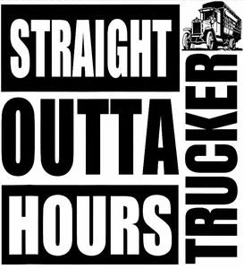 Trucker 1 Gangsheet DTF Heat Transfers, DIY Crafts Specialty Supply for Toys & Hobbies Projects