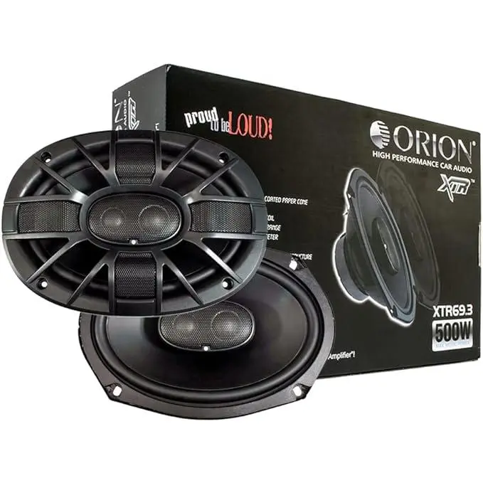 ORION XTR69.3 6x9" 3-Way Coaxial Stereo Car Audio Speakers, 400W High Output Sound Upgrade for Aftermarket Stereo Head Unit Systems