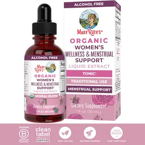 MaryRuth's Organic Women's Wellness & Menstrual Support Liquid Drops - Traditional Use Herbal Blend - USDA Organic - Non-GMO, Vegan