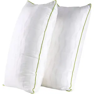 Bed Pillows  Size Set of 2,for Sleeping, Adjustable  Pillows 2 Pack with Zipper, Cooling Hotel Quality with  Soft Down Alternative Fill