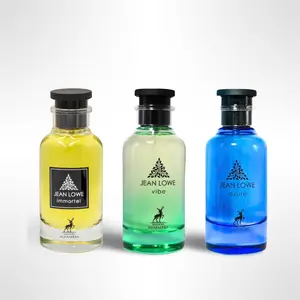 MAISON ALHAMBRA 180ml Unisex Perfume Discovery Set - 3-Scent Gift Bundle with Jean Lowe Vibe, Azure, Immortal Fragrances for Unisex Use