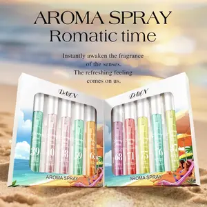 10-Piece Summer Brazilian Romantic Perfume Set, Vanilla Caramel Amber Fruit Scent, Perfect Gift for Women,Alcoholfree Fragrance Mist Set